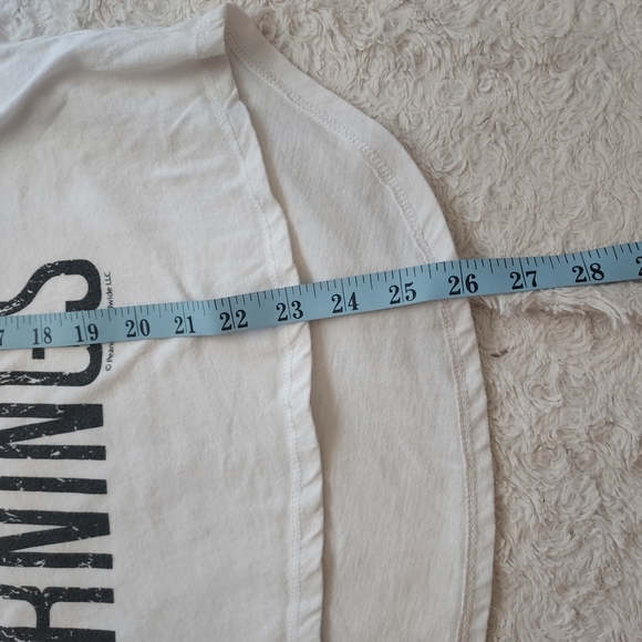 Peanuts Snoopy Woodstock White Sleeveless T-shirt XL Comfy Casual - Picture 5 of 6